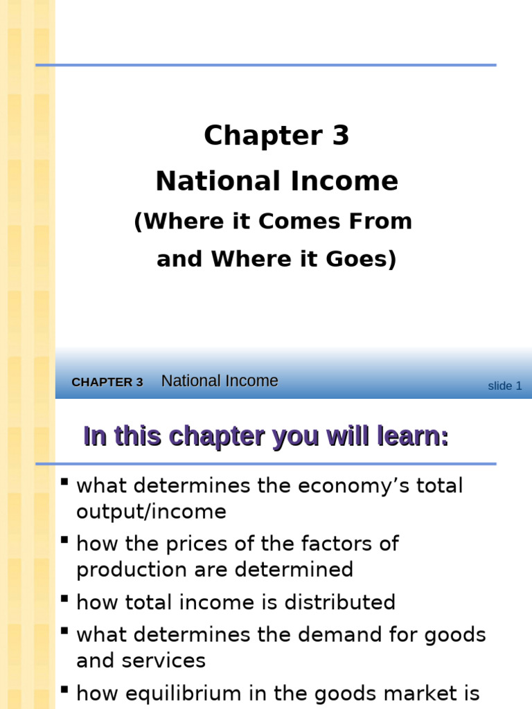 National Income | PDF