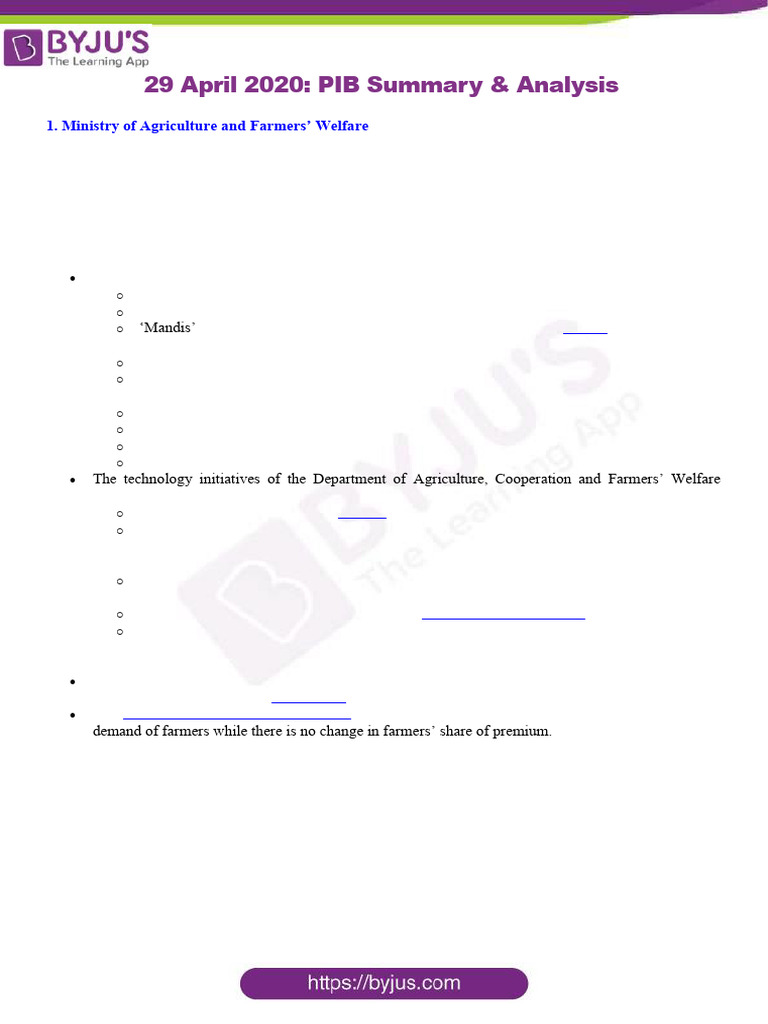 29 April 2020 PIB | PDF