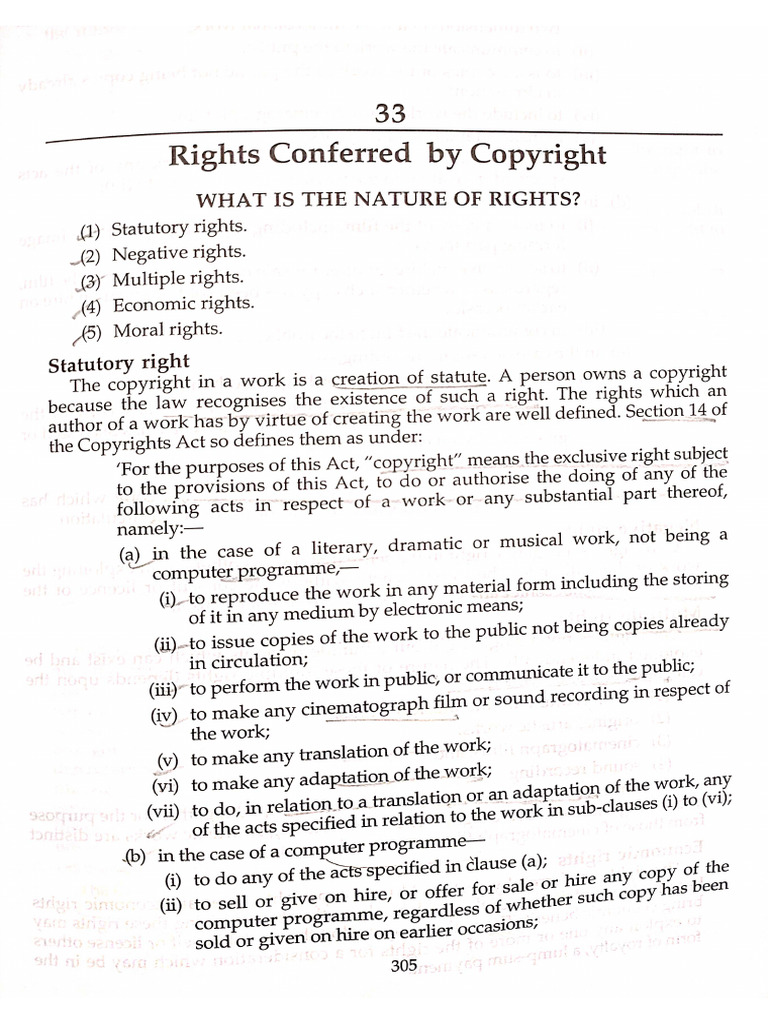 Rights Conferred and Term of Copyright | PDF