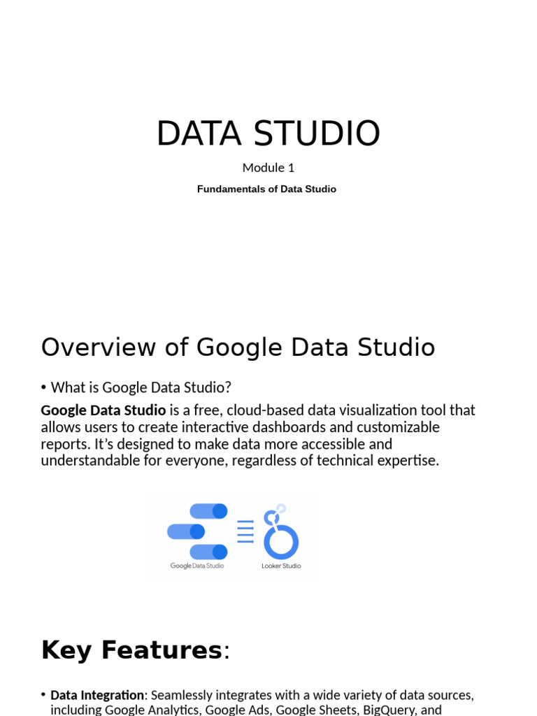 Data Studio | PDF