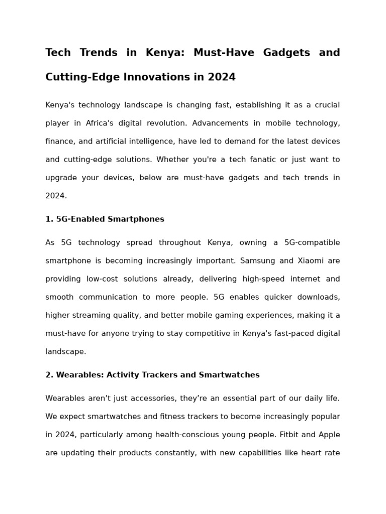 Tech trends documentation pdf