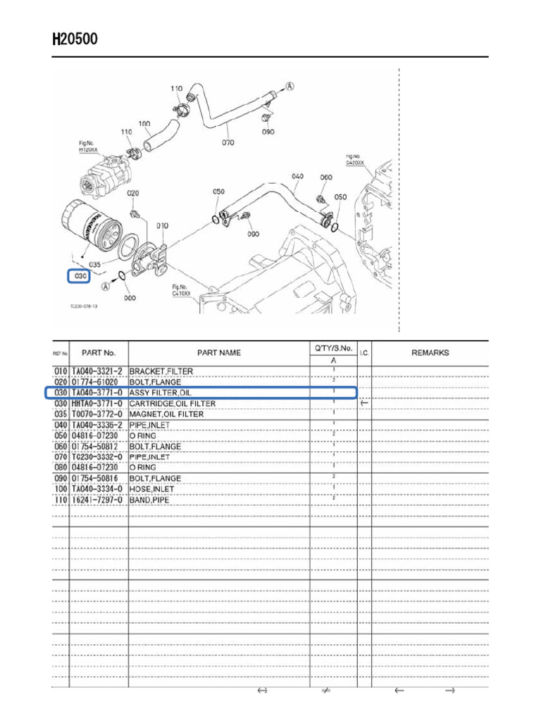 Assy Filter Oil | PDF