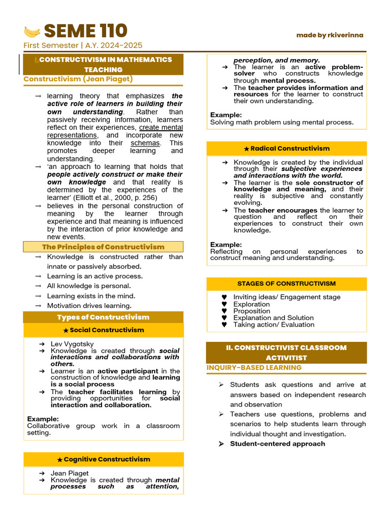 Seme 110 Notes | PDF