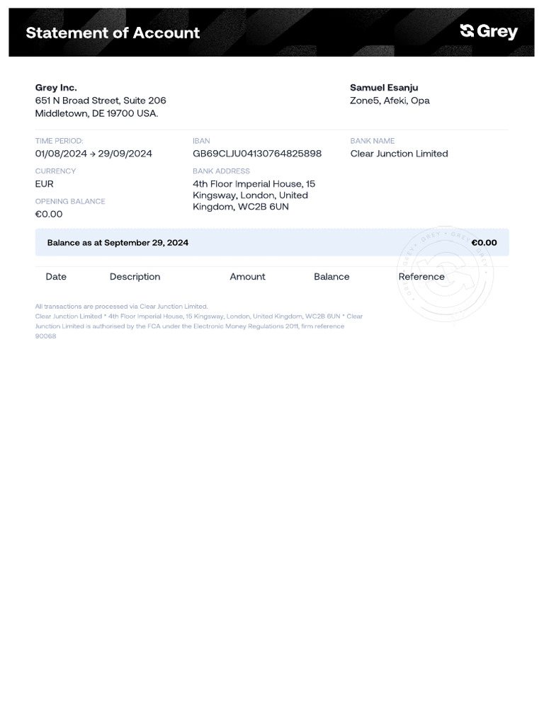 Account Statement | PDF