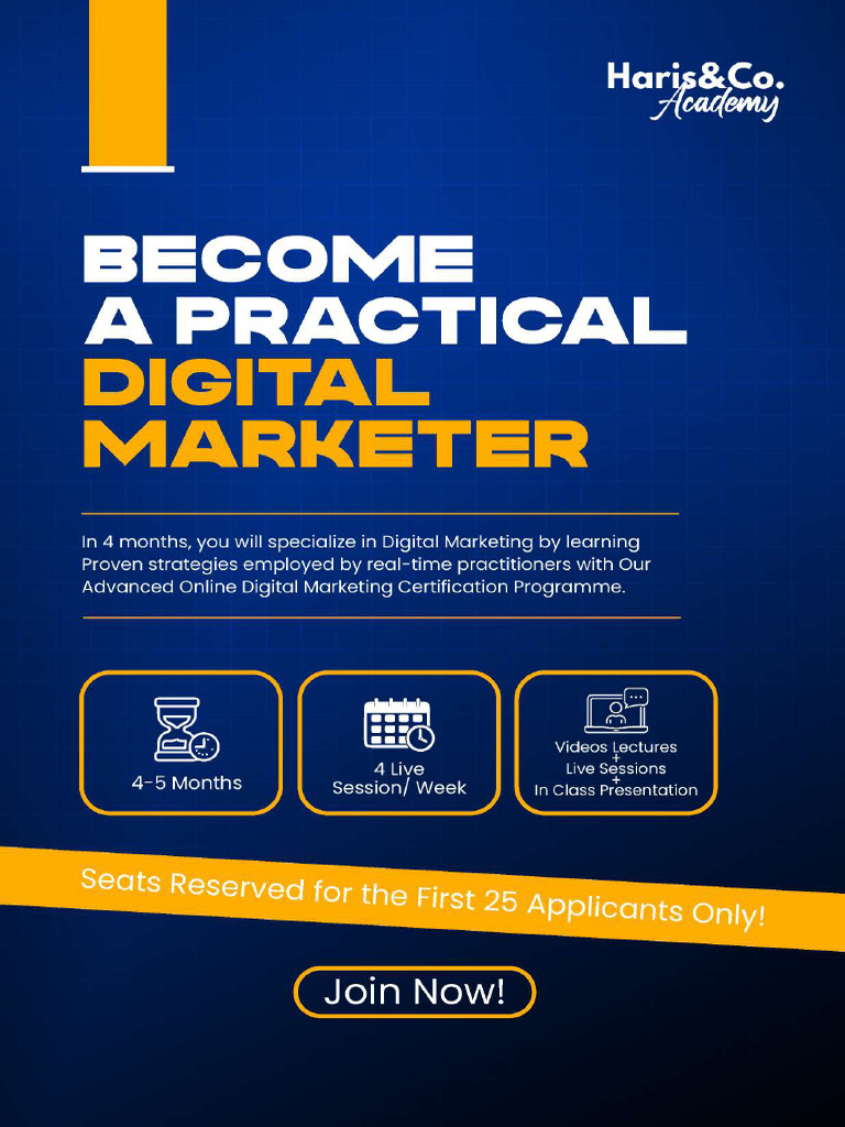 HACA - Advanced Digital Marketing Online Program Brochure | PDF