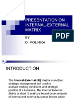 Internal and External Matrix