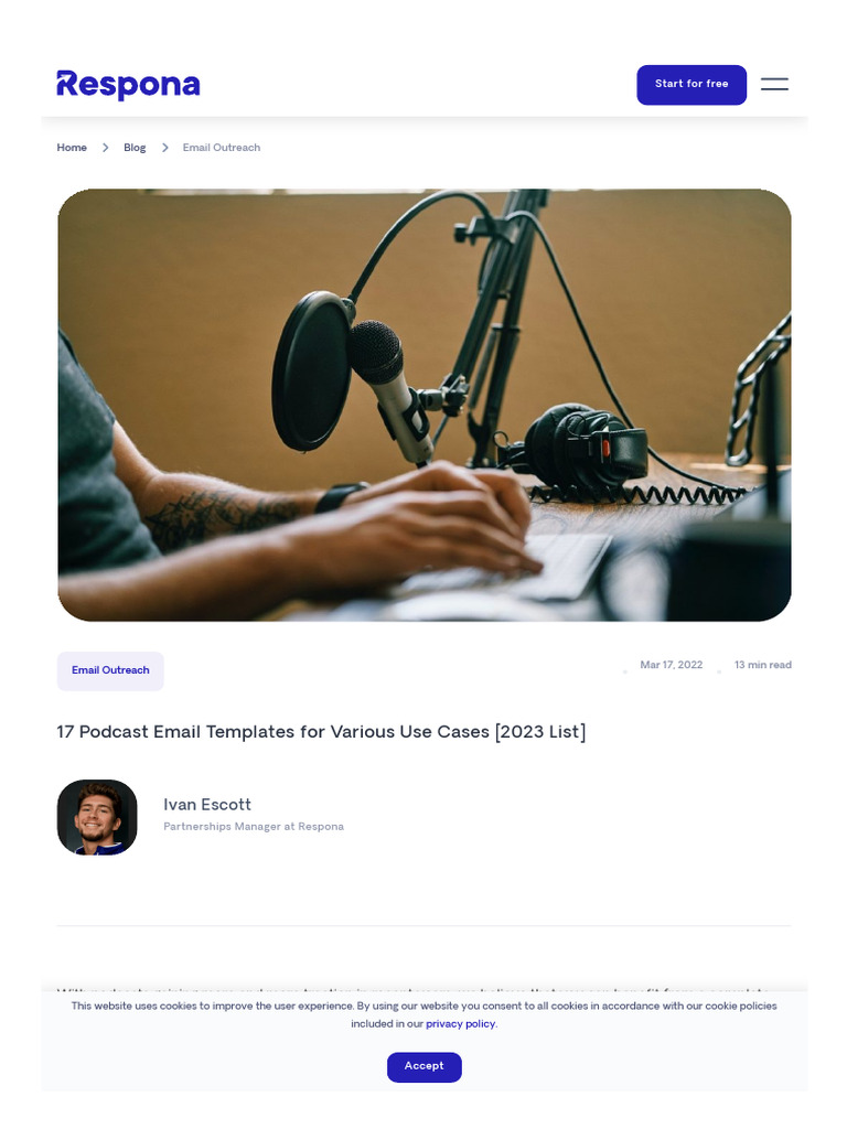 17 Podcast Invite Email Templates For Various Use Cases ( | PDF