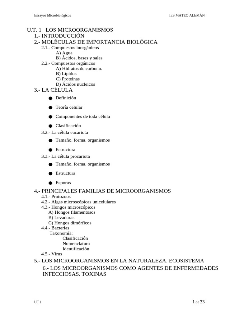 Tema 1 (Completo) | PDF | Nucleótidos | Biología Celular)