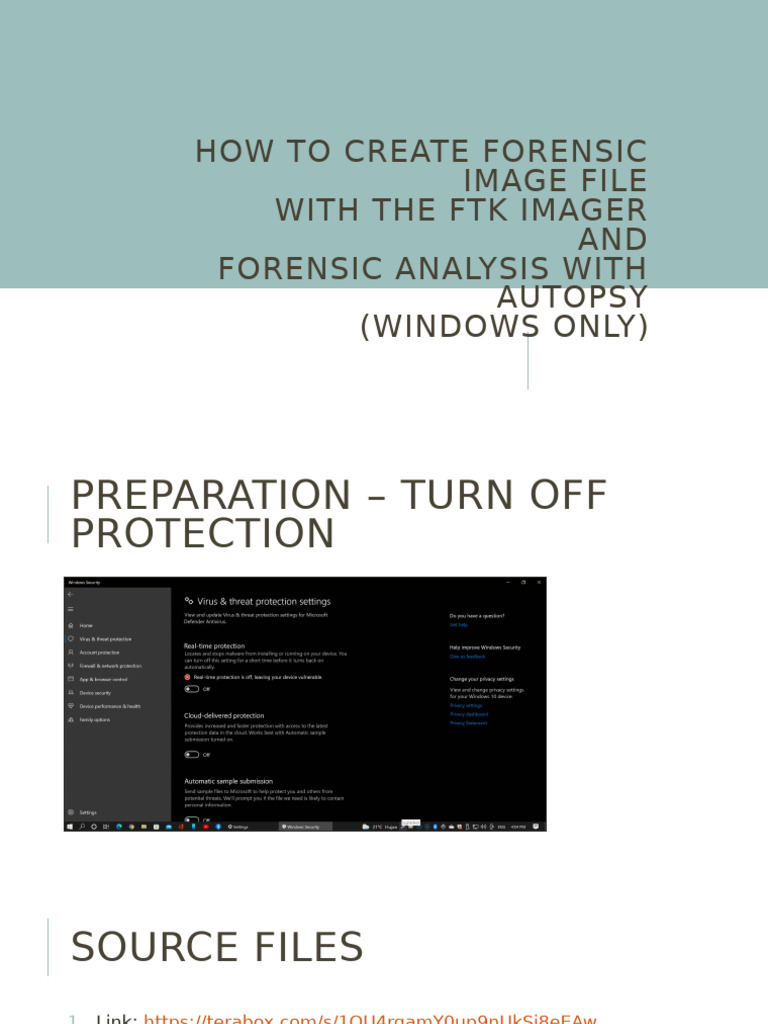 Forensic Imaging with FTK and Autopsy | PDF | Computer File | File Format
