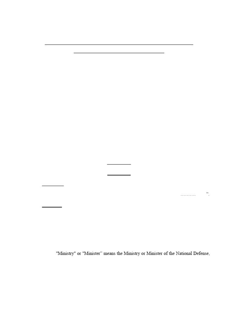Defense Proclamation English To HoPR | PDF | Military Justice | Social ...