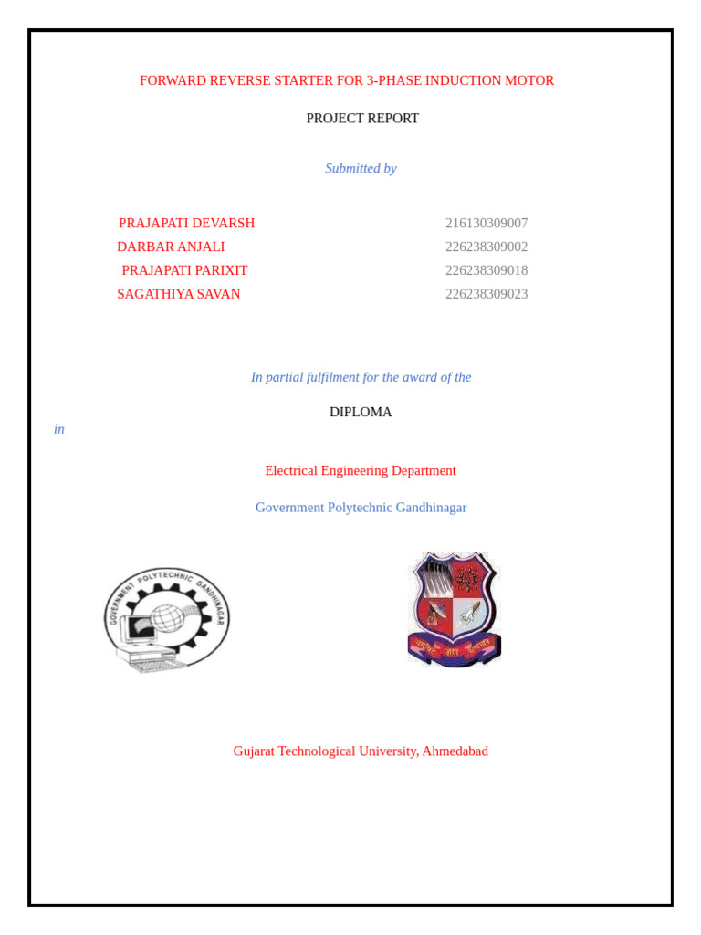 Project Report 6TH Sem (1) - 1 | PDF