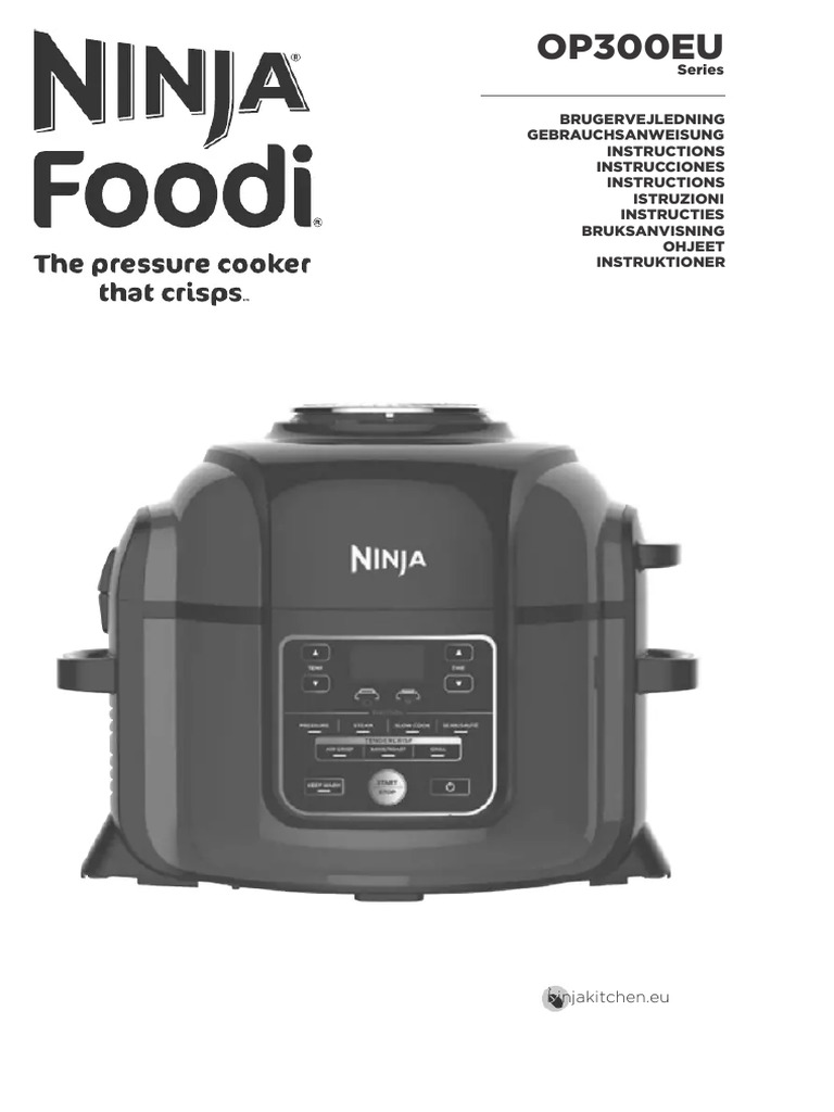 Mode Demploi Ninja Foodi En Français