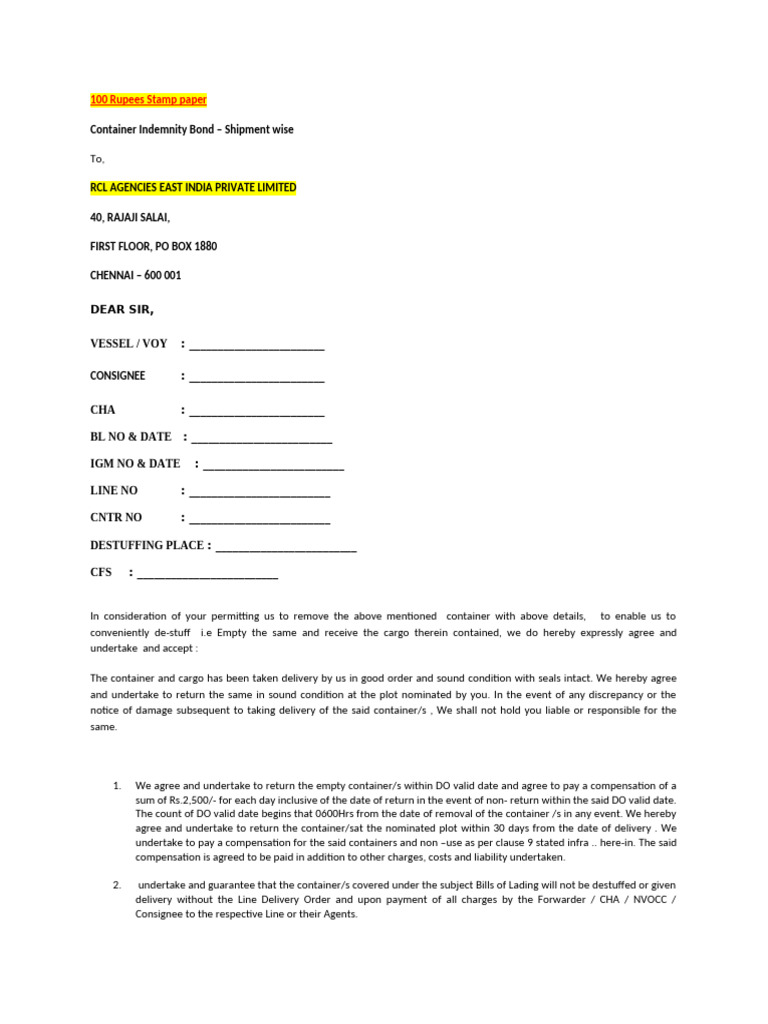 RCL Bond Format New 04 08 2021 | PDF
