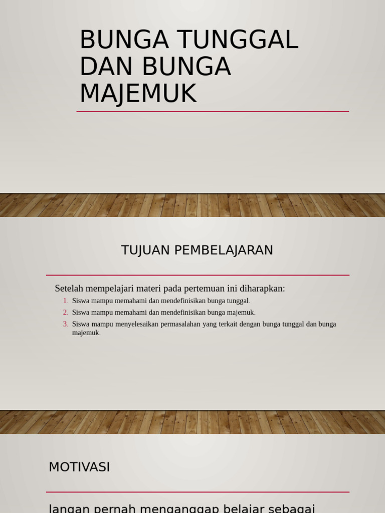 Ppt Bunga Tunggal Dan Majemuk Pdf