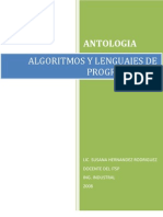 Antologia de Algoritmos y Lenguajes de Programación