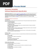 Software Requirements Specification Template