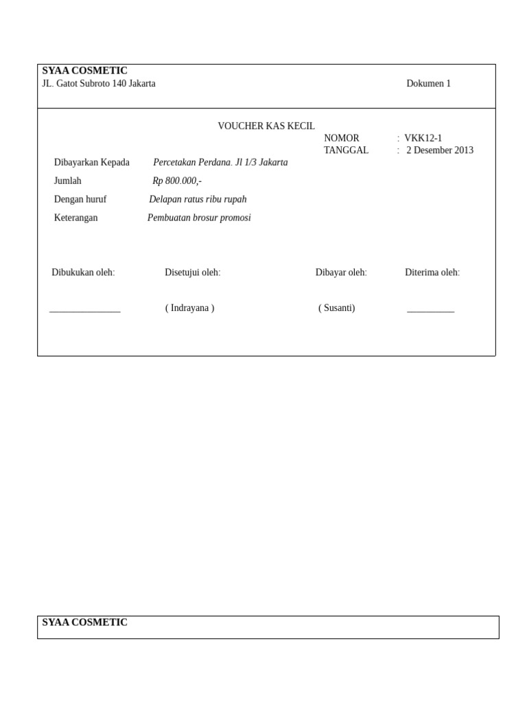 Syaa Cosmetic | PDF