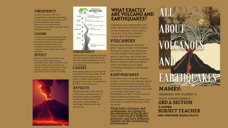 All About Volcanoes and Earthquakes - 20240206 - 234540 - 0000 | PDF
