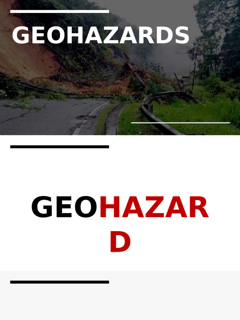 GEOHAZARDS | PDF