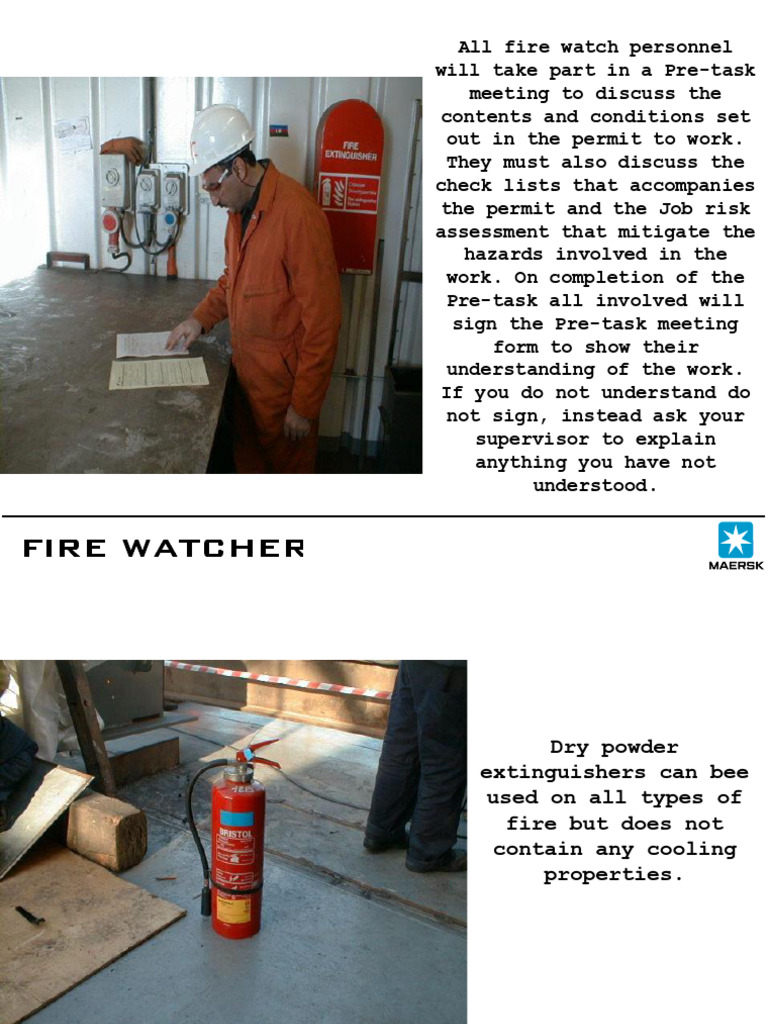 Fire Watcher Duties | PDF