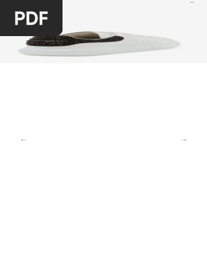 Oversized Sneaker in WhiteJet Black  Alexander McQueen PL