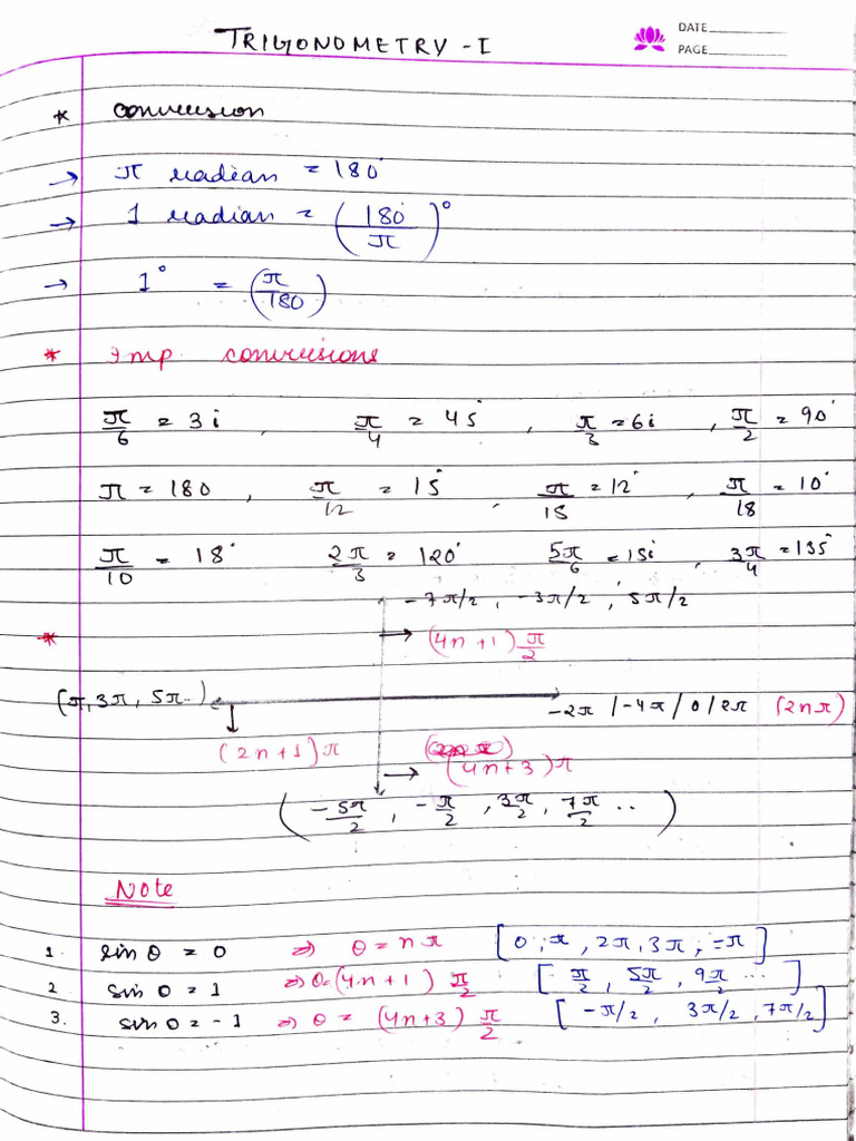 Trigonometry Formulas | PDF