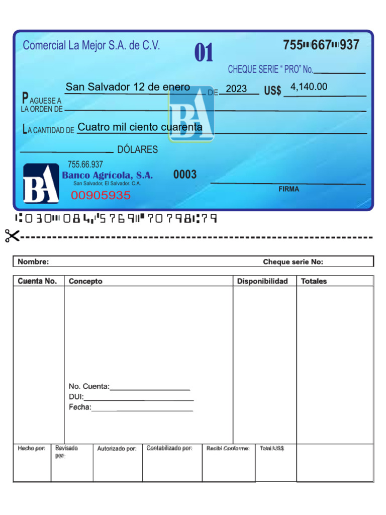 Cheques | PDF