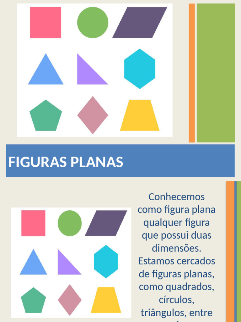 Figuras Geométricas Planas para 4º Ano | PDF | Triângulo | Círculo