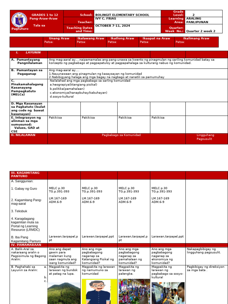 AP 2 Quarter 2 WK 2 | PDF