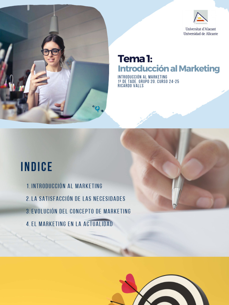 Tema 1. Introducción Al Marketing | PDF