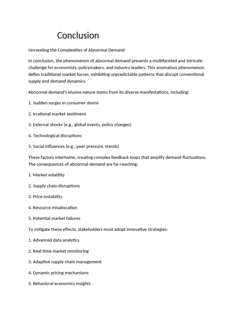 Conclusion-WPS Office | PDF | Market (Economics) | Finance & Money ...