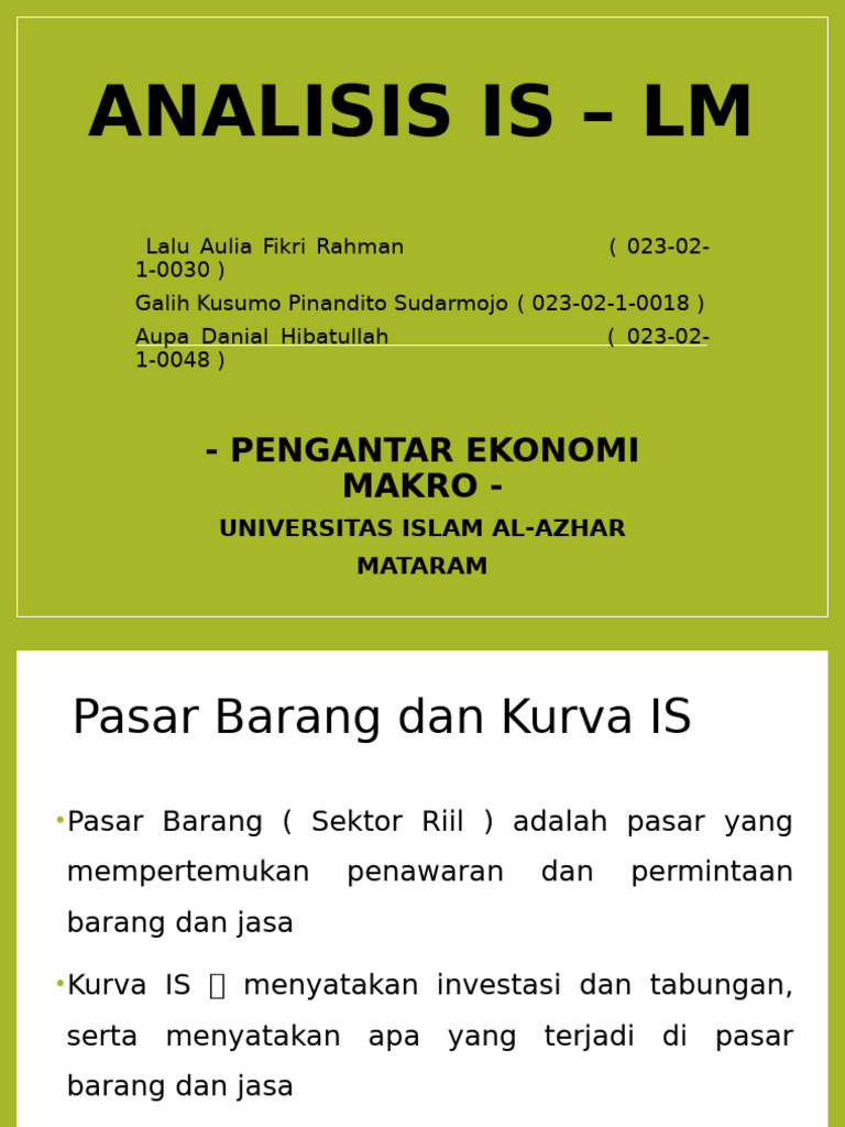 Is LM | PDF