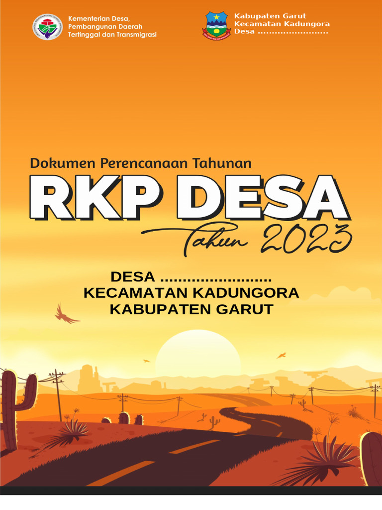 00.1. Dokumen RKP Desa Tahun 2023 | PDF