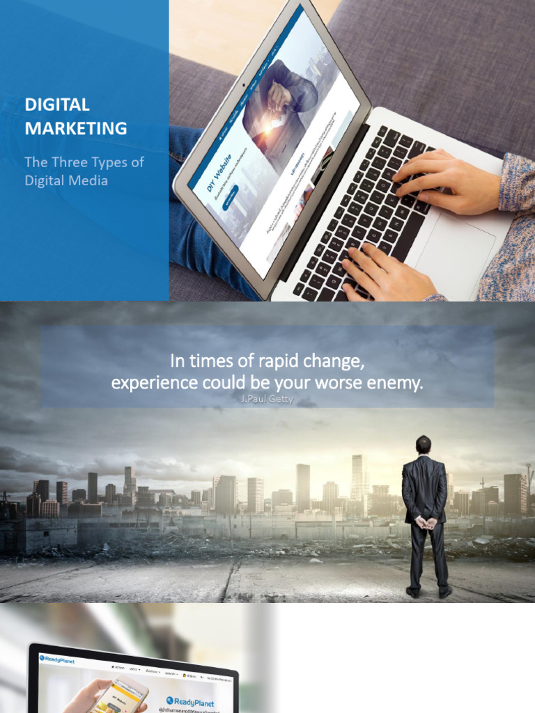 Digital Marketing - The Three Types Digital Media | PDF