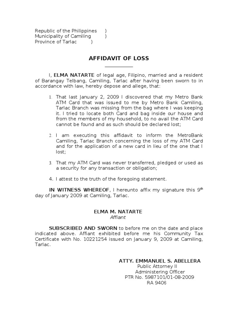 affidavit-of-loss