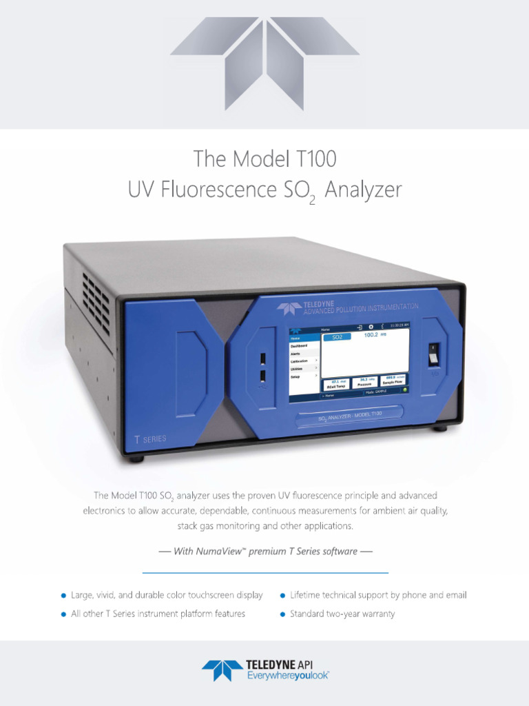 Teledyne So2 & Nox | PDF
