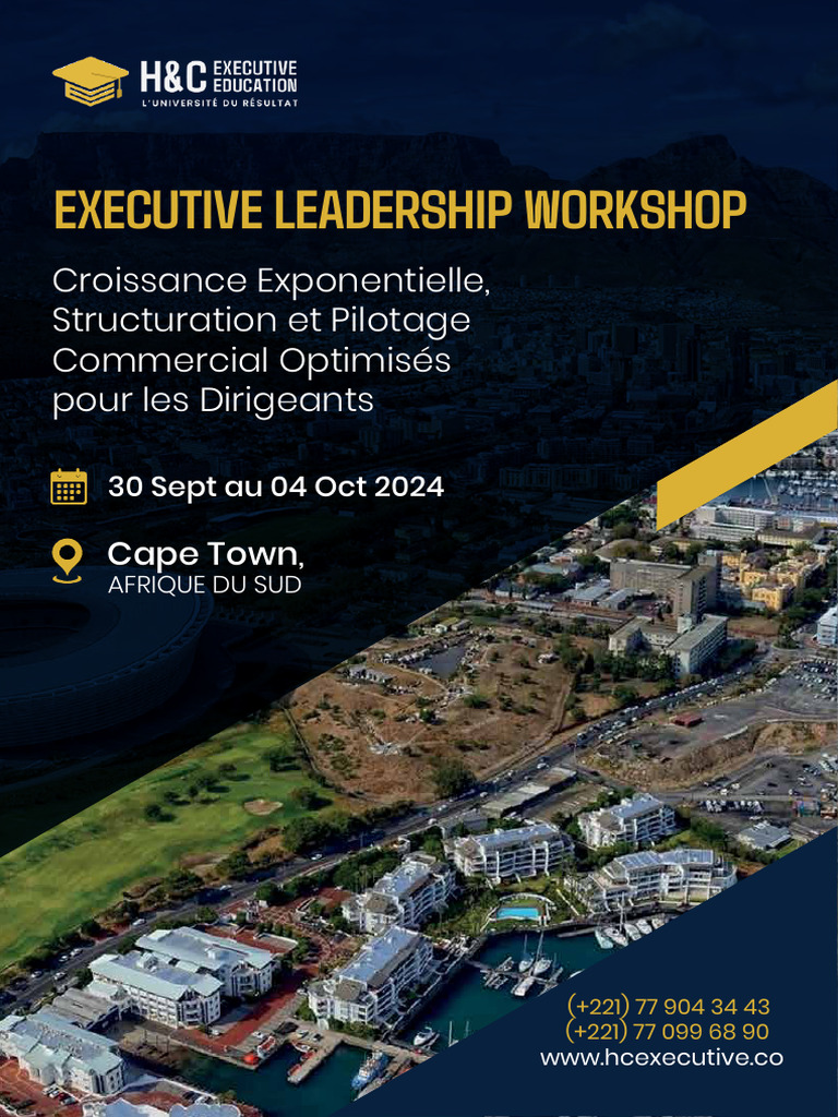 Brochure Executive Leadership Workshop Cap Town Pdf