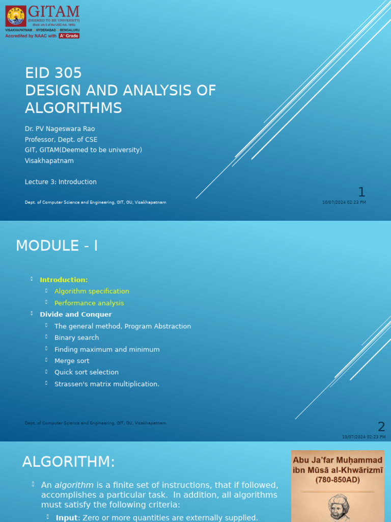 Module I - Part A Introduction | PDF
