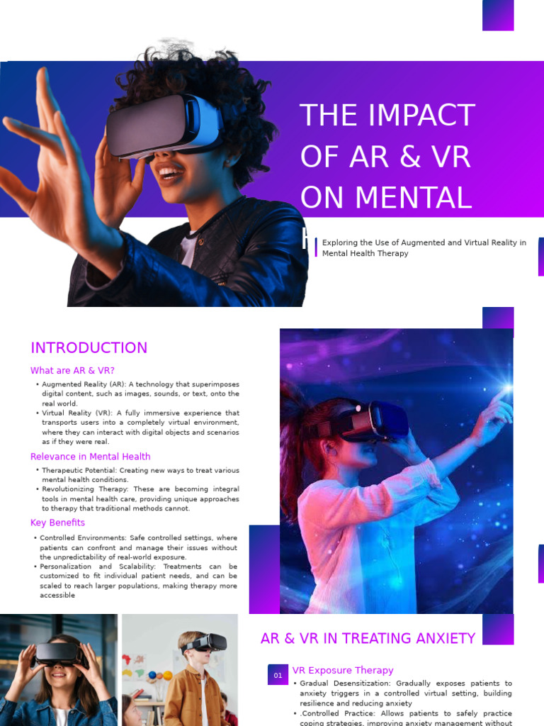 The Impact of AR & VR On Mental Health | PDF