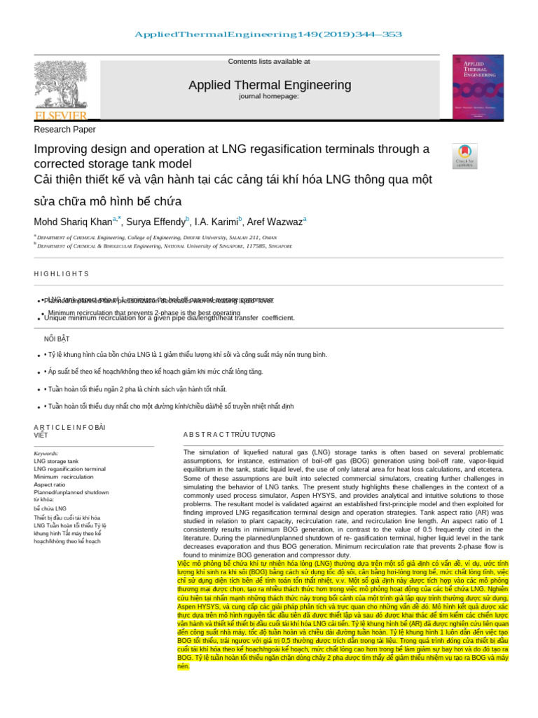 LNG Tank Design Optimization Strategies | PDF | Liquefied Natural Gas ...