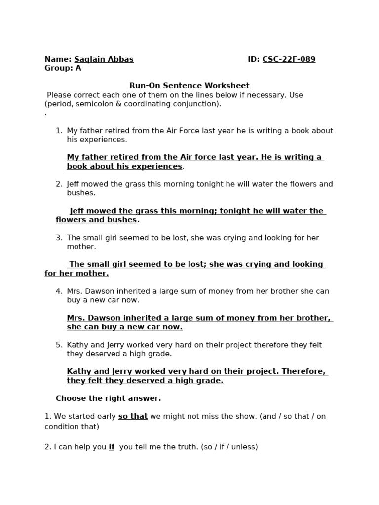Group A) Englih Assignment | PDF