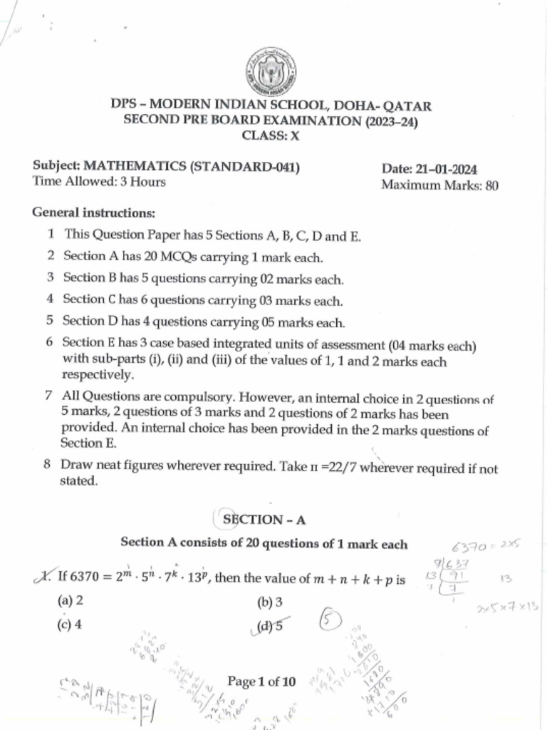 5 Podar Science Grade | PDF