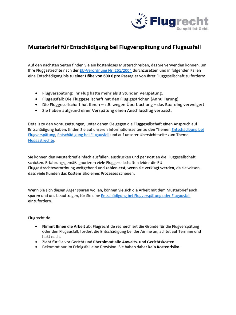 Musterbrief 1 | PDF