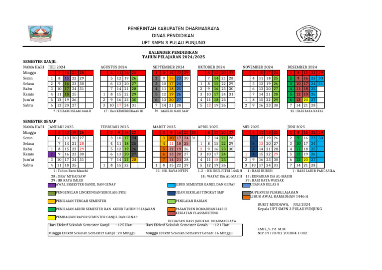 Kalender Pendidikan Tp 2024 2025 Ok Pdf