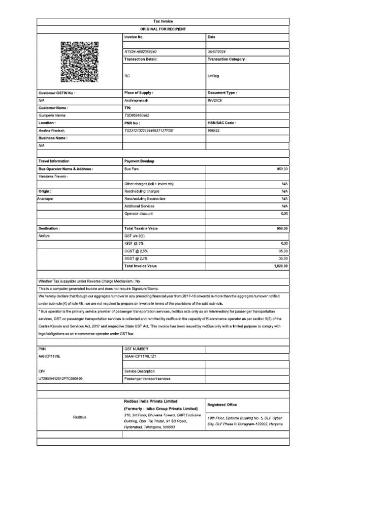 Ac gst tax invoice pdf
