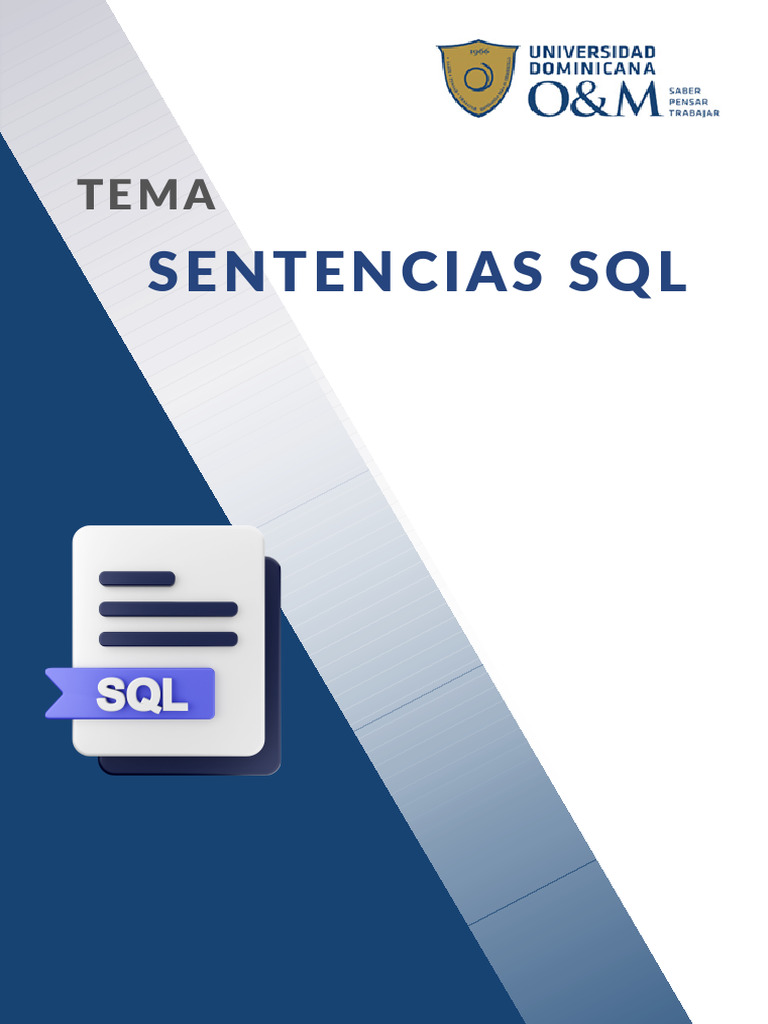 Sentencias SQL | PDF