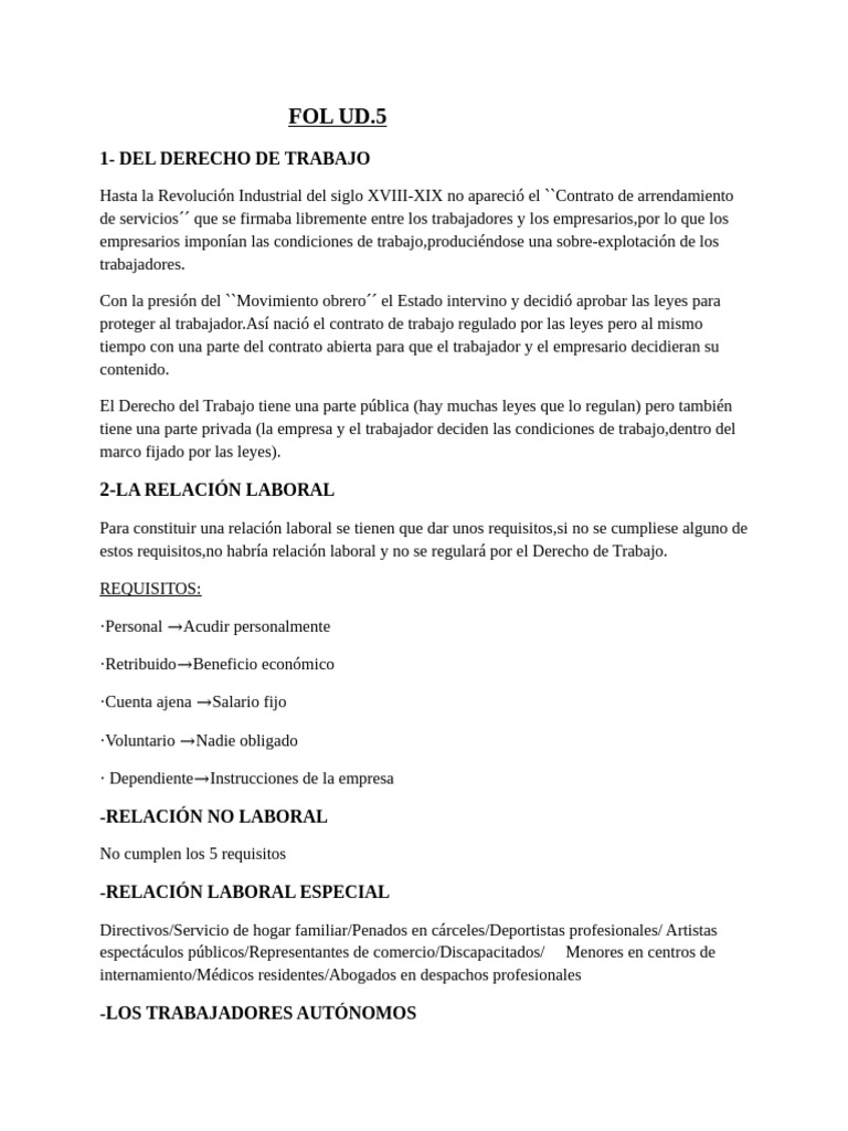 Apuntes de Fol | PDF