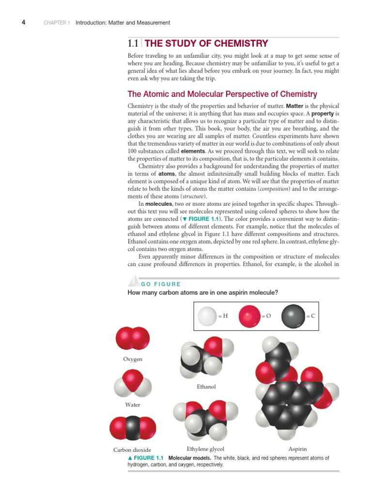 The Study of Chemistry | PDF