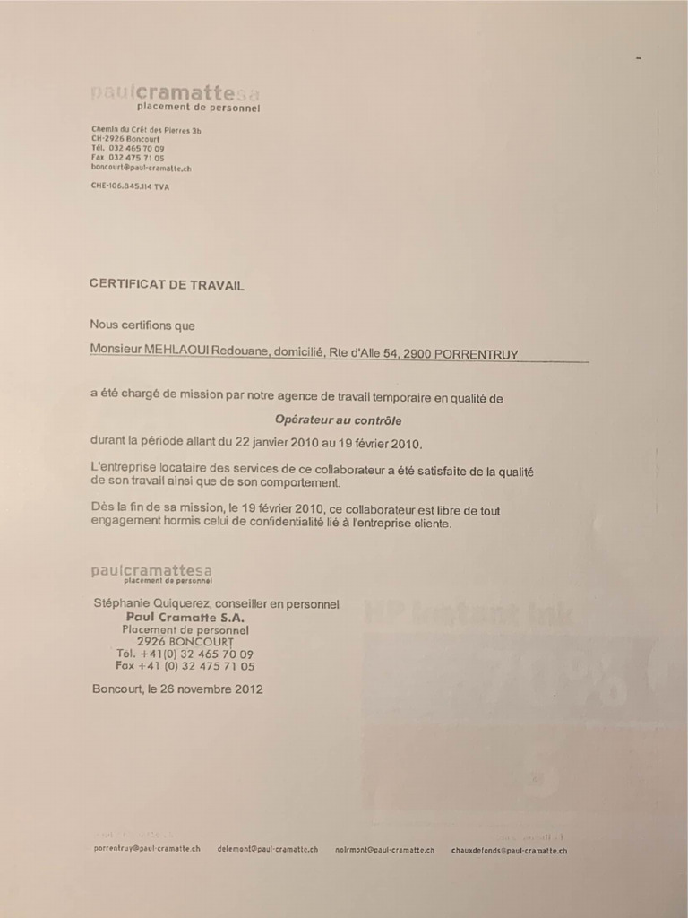 Certificat De Confirmation - -novalis