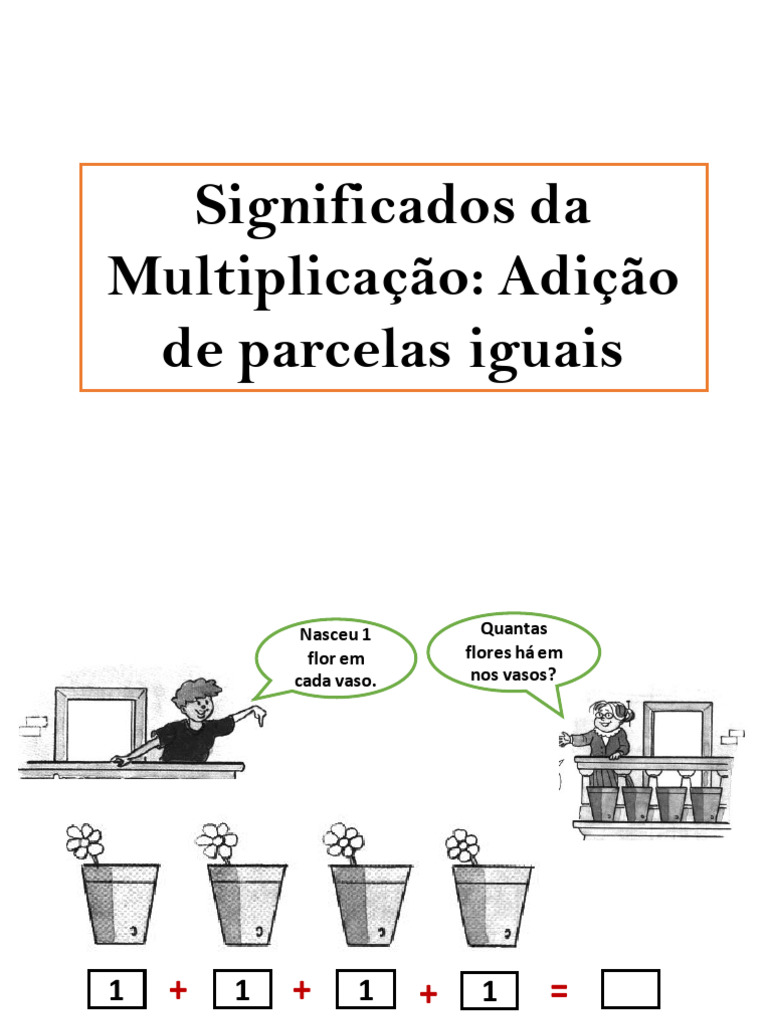 1 - Ação didática-3º ano-Significado Multiplicação - adição de parcelas ...